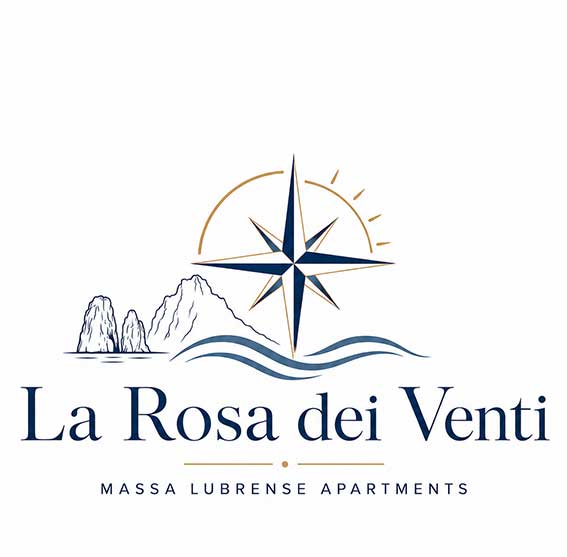 Logo La Rosa dei Venti, case vacanze a Massa Lubrense